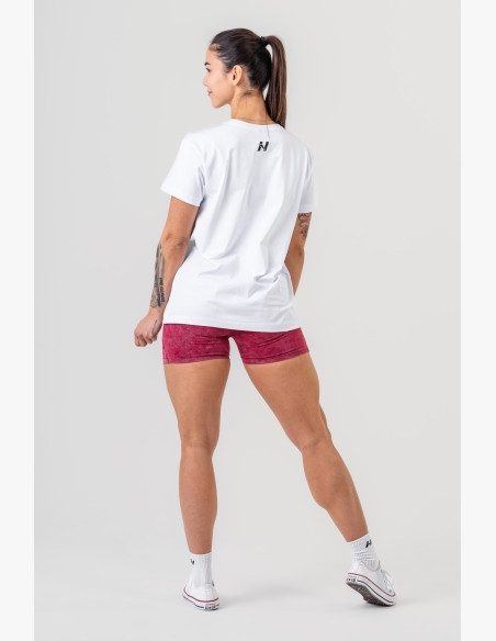 NEBBIA GYM ESSENTIALS Tričko biele