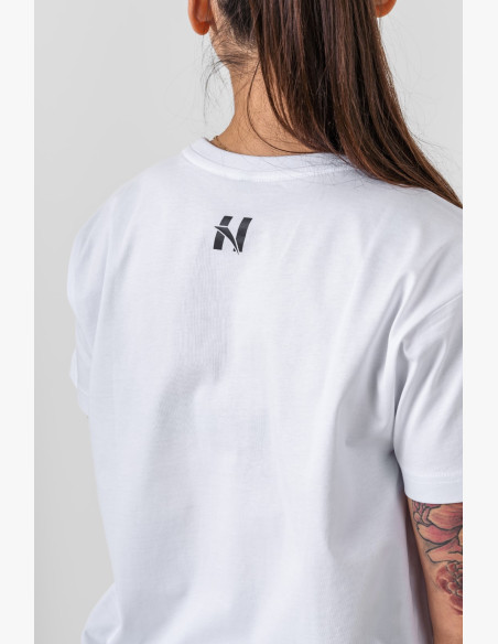 NEBBIA GYM ESSENTIALS Tričko biele