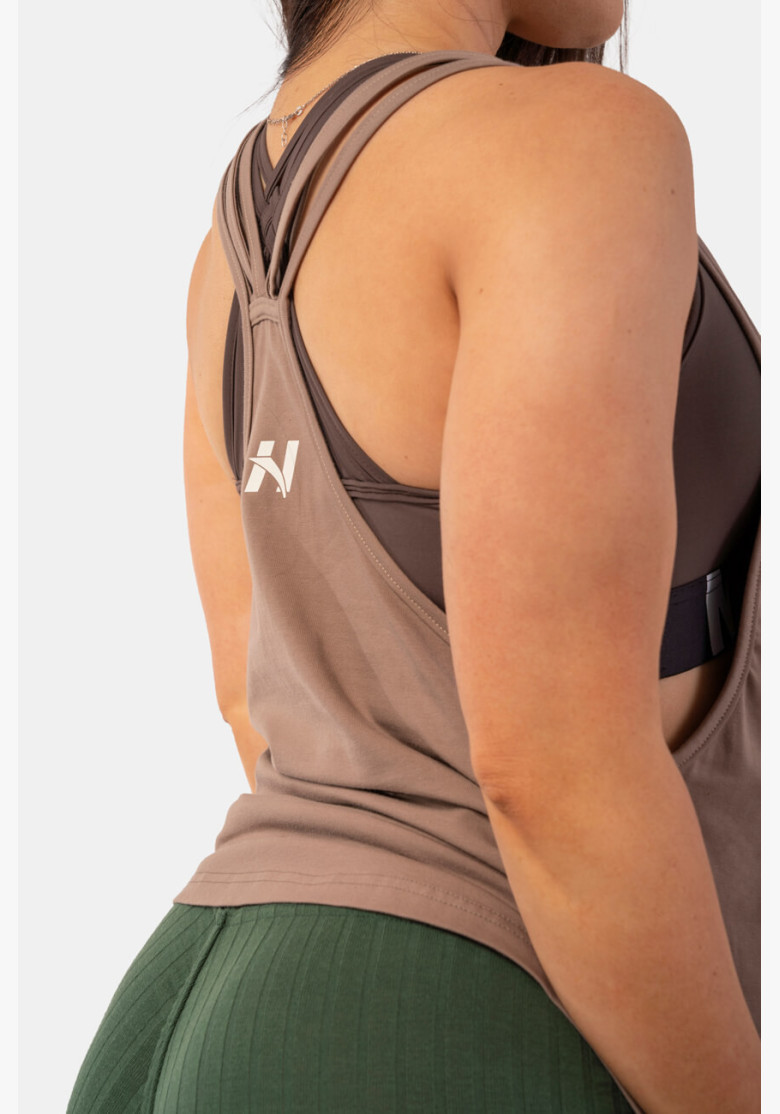 NEBBIA Loose long tank top "Feeling...