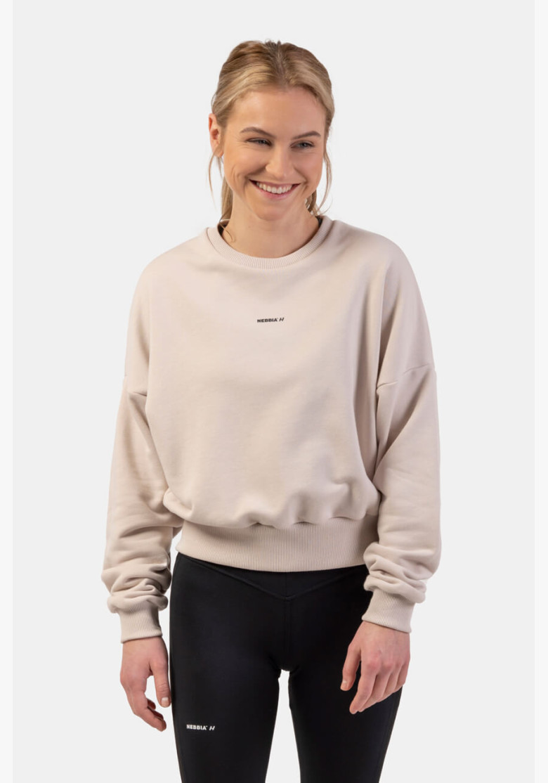 NEBBIA Loose-fitting hoodie "Feeling... NEBBIA Loose-fitting hoodie "Feeling...