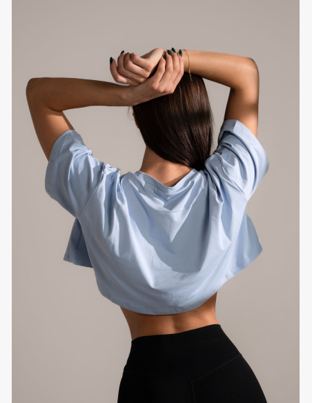 KFIT Tričko Basic Blue