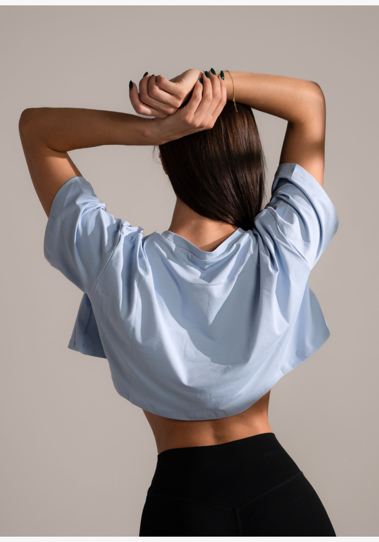 KFIT Tričko Basic Blue