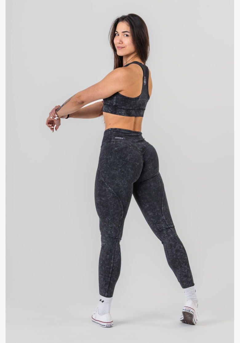 NEBBIA Washed športová podprsenka so...