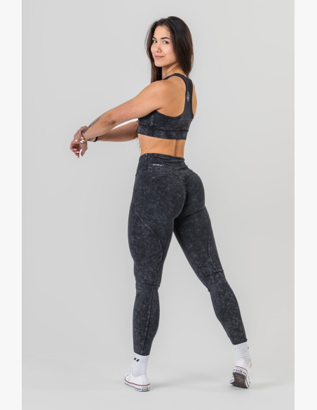 NEBBIA Washed športová podprsenka so strednou podporou GOLDEN AGE