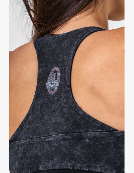 NEBBIA Washed športová podprsenka so strednou podporou GOLDEN AGE