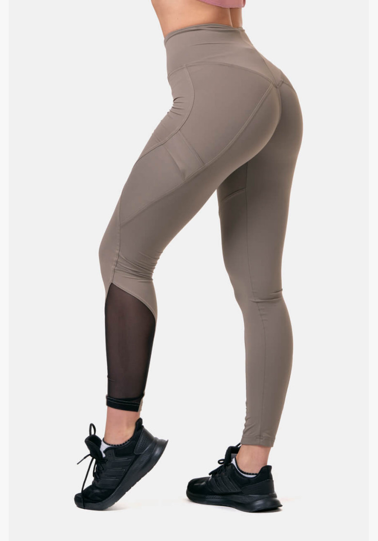 NEBBIA Fit & Smart high waisted mocha...