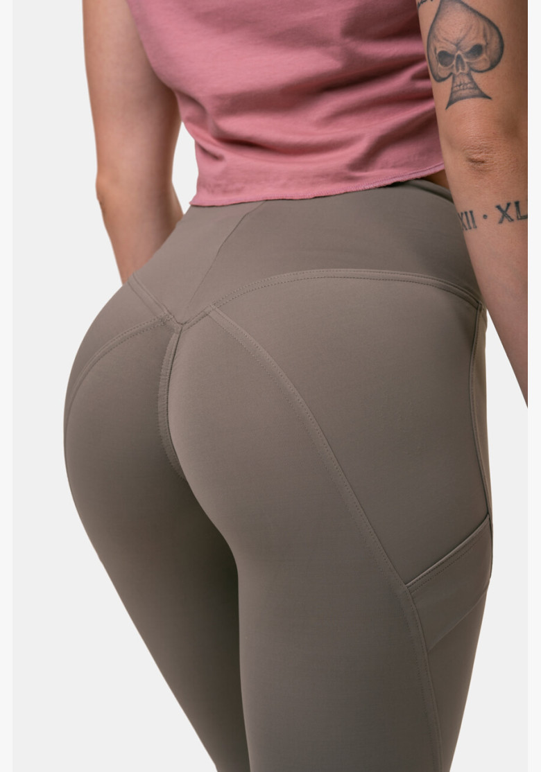 NEBBIA Fit & Smart high waisted mocha...