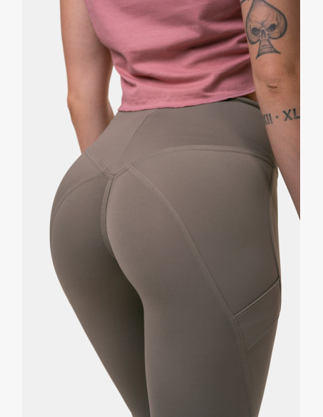 NEBBIA Fit & Smart high waisted mocha leggings