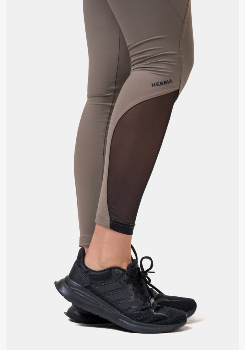 NEBBIA Fit & Smart high waisted mocha...